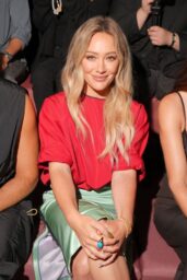Hilary Duff Unveils Milan Fashion Week Pop-Art Color Clash