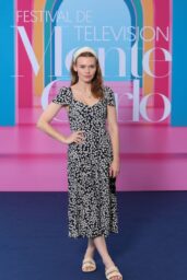 Holland Roden Embodies Retro-Chic at Monte Carlo Event