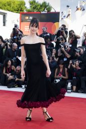 Iryna Zhuravska Debuts Dark Bloom Elegance at Venice Film Festival 2025