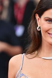Isabeli Fontana Debuts Sheer Lavender Glamour at Venice Film Festival