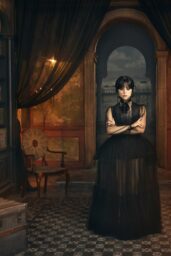 Jenna Ortega’s Gothic Grandeur in “Wednesday” Season 2 Portraits – A Darkly Elegant Revelation