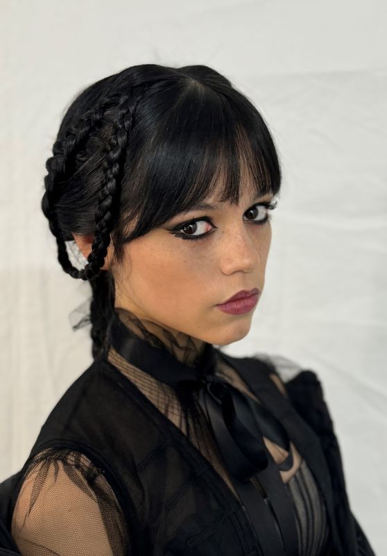 Jenna Ortega Unveils “Wednesday” Season 2’s Dark Romance for Who What Wear, September 2025