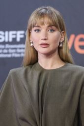 Jennifer Lawrence Champions Structural Drape at San Sebastian Film Festival