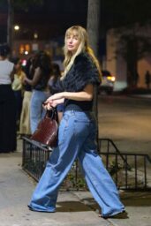 Jennifer Lawrence Embodies NYC Stroll in Plush Fur Ease
