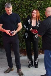 Jennifer Love Hewitt Attends ABC Soirée in Embroidered Noir – West Hollywood, Sept 2025