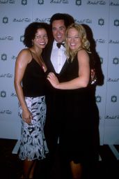 Jeri Ryan Embraces Minimalist Black Slip Dress at 2002 Charity Gala