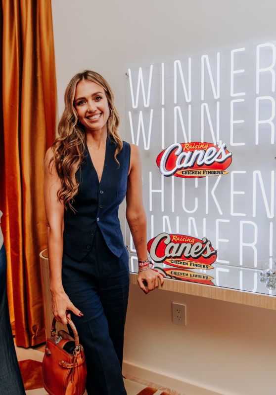 Jessica Alba Attends Raising Cane’s US Open Brunch in NYC