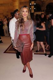 Jessica Alba Masters Tory Burch Office Siren Chic at NYFW