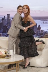 Jessica Chastain Champions Tiered Dots on Drew Barrymore Show