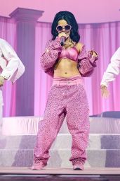 Jessie Murph Champions Coachella Pink Rhinestone Streetwear