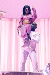 Jessie Murph Champions Coachella Pink Rhinestone Streetwear