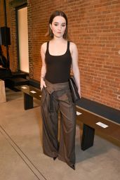 Kaitlyn Dever Unveils Sculptural Leather at Michael Kors NYFW Show – Sept 2025