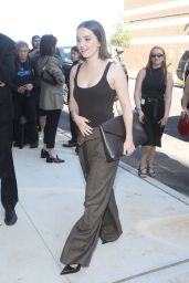 Kaitlyn Dever Unveils Sculptural Leather at Michael Kors NYFW Show – Sept 2025