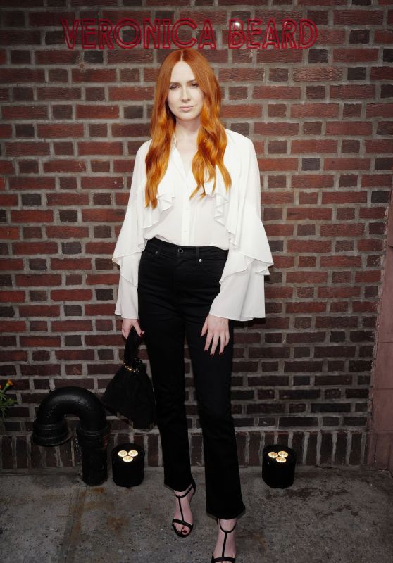 Karen Gillan Attends Veronica Beard Icons Party – NYC, Sept 2025