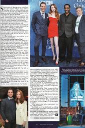 Karen Gillan Embodies Cinematic Red in an Editorial