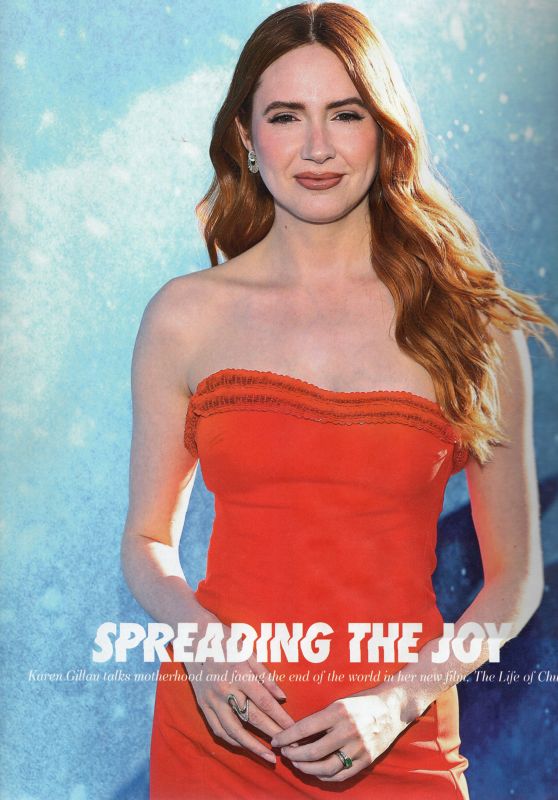 Karen Gillan Embodies Cinematic Red in an Editorial