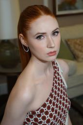 Karen Gillan Ignites August 2025 in a Paisley-Powered Studio Revelation