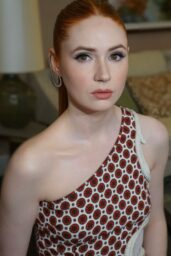 Karen Gillan Ignites August 2025 in a Paisley-Powered Studio Revelation
