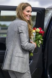 Kate Middleton Debuts Heritage Power Suit in Cuxton Visit 2025