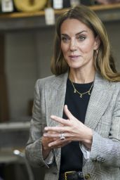 Kate Middleton Debuts Heritage Power Suit in Cuxton Visit 2025