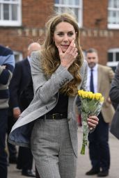 Kate Middleton Debuts Heritage Power Suit in Cuxton Visit 2025