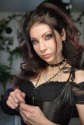 KateLynn Newberry Debuts Gothic Street Style at Houston Horror Fest 2025