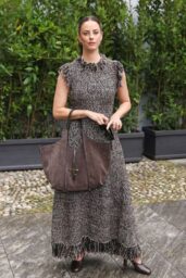 Kaya Scodelario Embodies Textural Chic at Tods Fall 2025 Showing