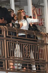 Kendall and Kylie Jenner Ignite Sushi Park Night in Monochrome and Blue