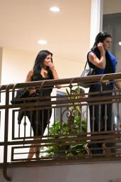Kendall and Kylie Jenner Ignite Sushi Park Night in Monochrome and Blue