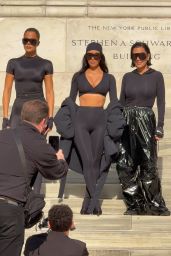 Kim Kardashian Embodies NikeSKIMS Launch Stealth Chic