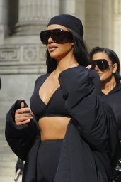 Kim Kardashian Embodies NikeSKIMS Launch Stealth Chic