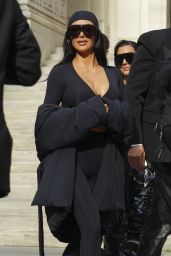Kim Kardashian Embodies NikeSKIMS Launch Stealth Chic