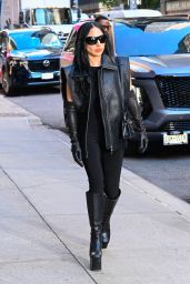 Lady Gaga Late Show Outfit 2025: Laformela Vest, Norma Kamali Catsuit