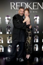 Larsen Thompson Debuts Fashion Media Awards’ Feathered Black Drama