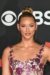 Lauren Wood Sequined Floral Mini Shines at 2025 MTV VMAs Red Carpet