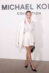 Leni Klum Attends Michael Kors NYFW Show in Monochrome Chic