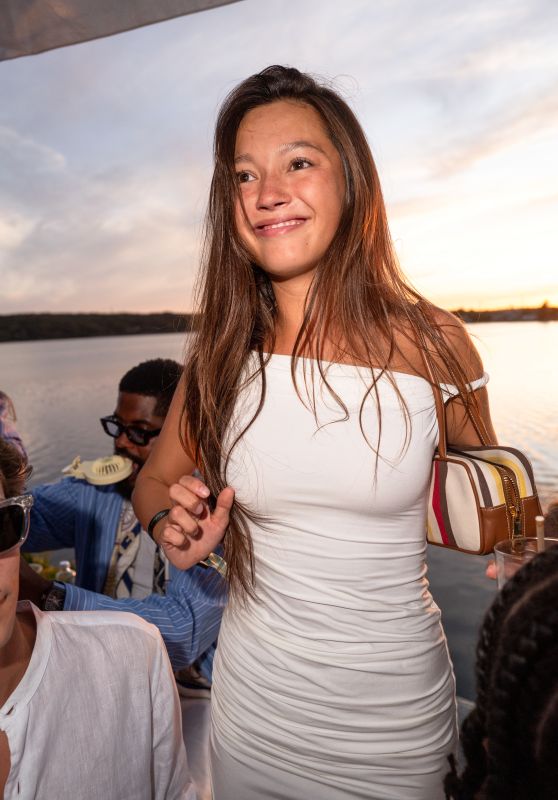 Lily Chee Attends ANOTR Sunset Bash at The Surf Lodge Montauk