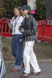 Lily Collins Champions Off-Duty London Street Style