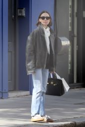 Lily Collins Unveils Luxury Offduty Notting Hill Chic