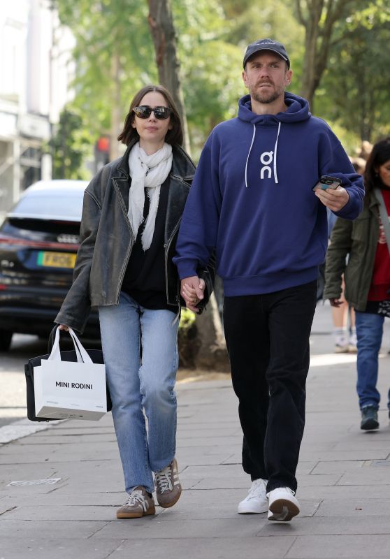 Lily Collins Unveils Luxury Offduty Notting Hill Chic