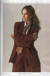 Lily James Unveils Autumn Romance in Telegraph Magazine 2025