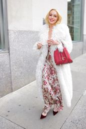 Lindsay Lohan Debuts Winter Bloom Look Ahead of NYFW 2025