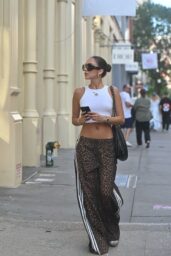 Luana Barron Unveils NYC Leopard Print Effortless Style