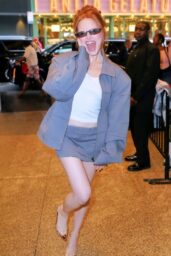 Madelaine Petsch Embodies Sculpted Street Style for CBS Mornings