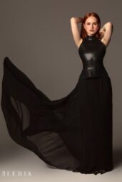 Madelaine Petsch Unveils Photobook Cover in Hooded Power Silhouette