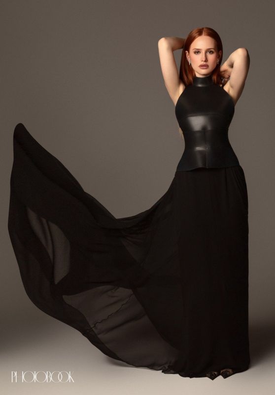 Madelaine Petsch Unveils Photobook Cover in Hooded Power Silhouette