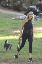 Malin Akerman Embodies Athleisure Ease on Trails Cafe Dog Walk