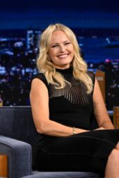 Malin Akerman Masters Minimalist Glamour on The Tonight Show