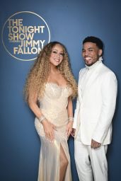 Mariah Carey Channels Grandeur in Beaded Gown for TV Performance 2025