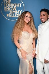 Mariah Carey Channels Grandeur in Beaded Gown for TV Performance 2025